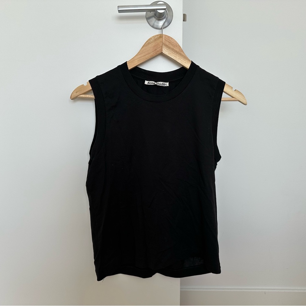 Women's Black Sleeveless Top Acne Studios